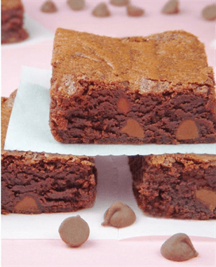 DOUBLE CHOCOLATE BROWNIES